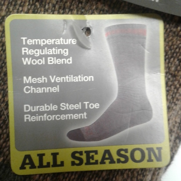 Dickies Steel Toe all season crew socks 6-12 - Picture 3 of 6